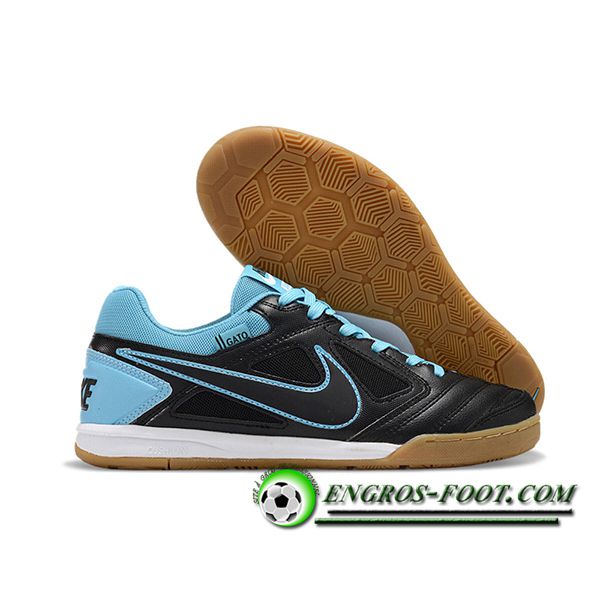 Nike Chaussures de Foot Supreme x Nike SB Gato Noir/Bleu