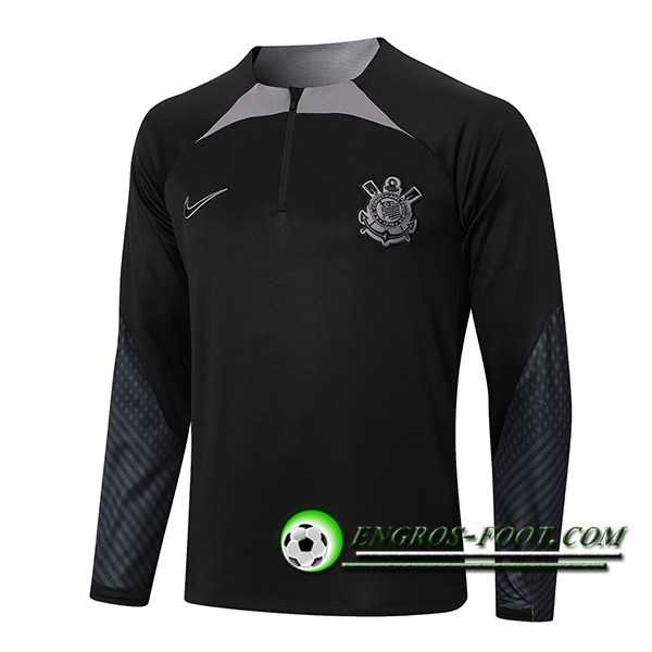 Sweatshirt Training Corinthians Noir/Gris 2024/2025