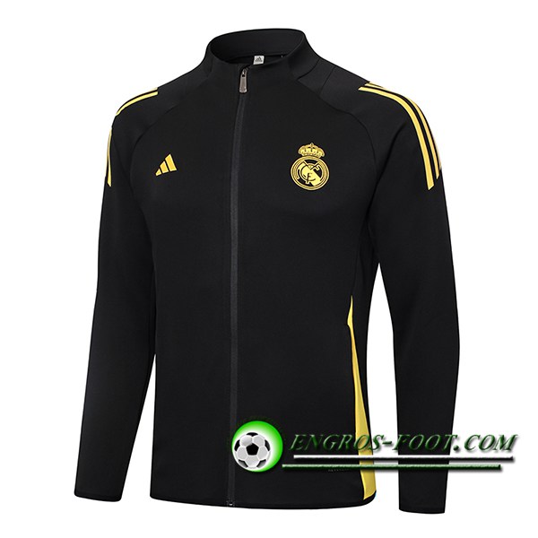 Veste Foot Real Madrid Noir/Jaune 2024/2025