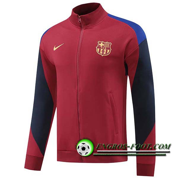 Veste Foot FC Barcelone Rouge/Noir 2024/2025