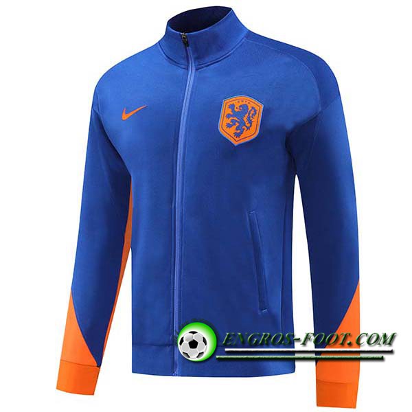 Veste Foot Pays-Bas Bleu/Orange 2024/2025