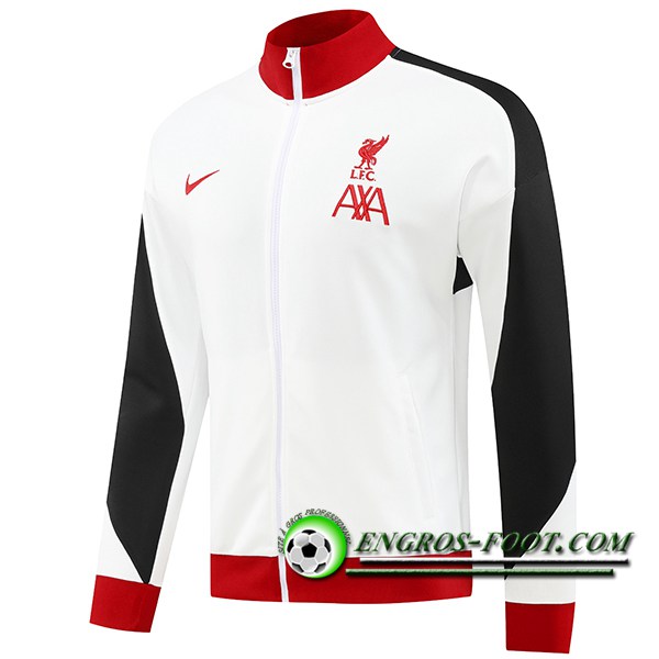 Veste Foot FC Liverpool Blanc/Rouge/Noir 2024/2025