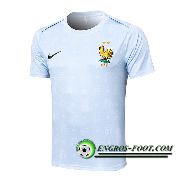 Training T-Shirts France Bleu Clair 2024/2025