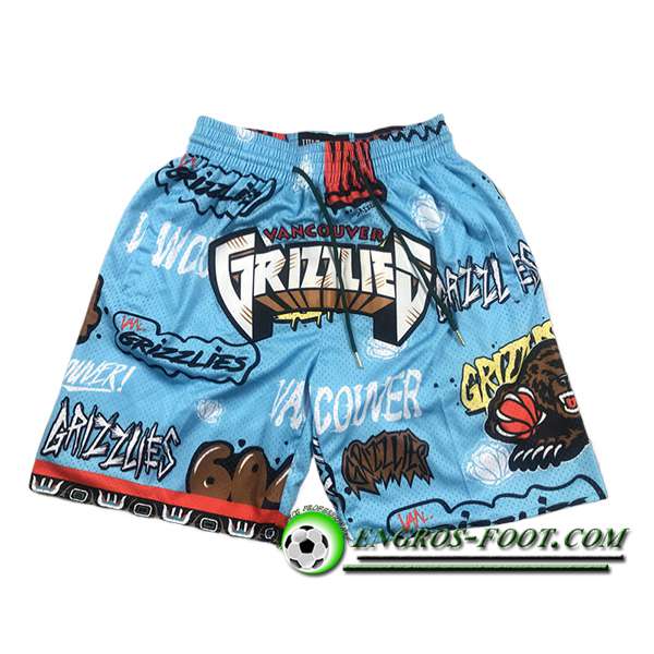 Shorts NBA Memphis Grizzlies 2024/25 Bleu/Noir/Brun