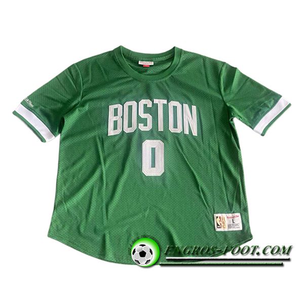 Maillot Boston Celtics (TATUM #0) 2024/25 Vert/Blanc