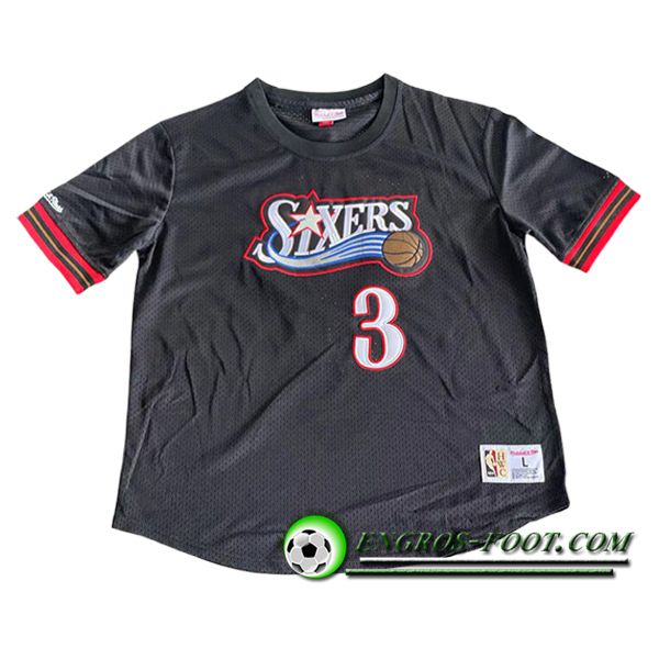 Maillot Philadelphia 76ers (IVERSON #3) 2024/25 Noir