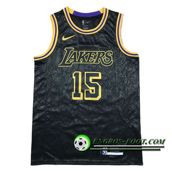 Maillot Los Angeles Lakers (REAVES #15) 2024/25 Noir/Jaune