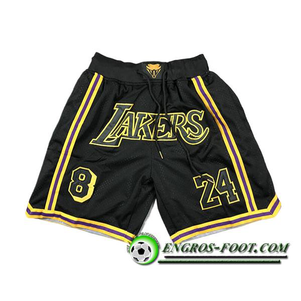 Shorts NBA Los Angeles Lakers 2024/25 Noir/Jaune