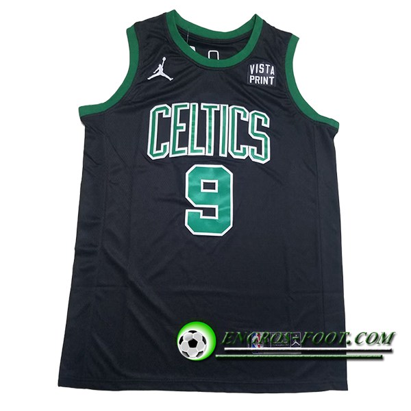 Maillot Boston Celtics (WHITE #9) 2024/25 Noir/Vert