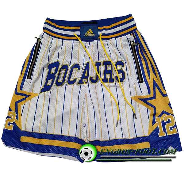 Shorts NBA Indiana Pacers 2024/25 Blanc/Jaune/Bleu