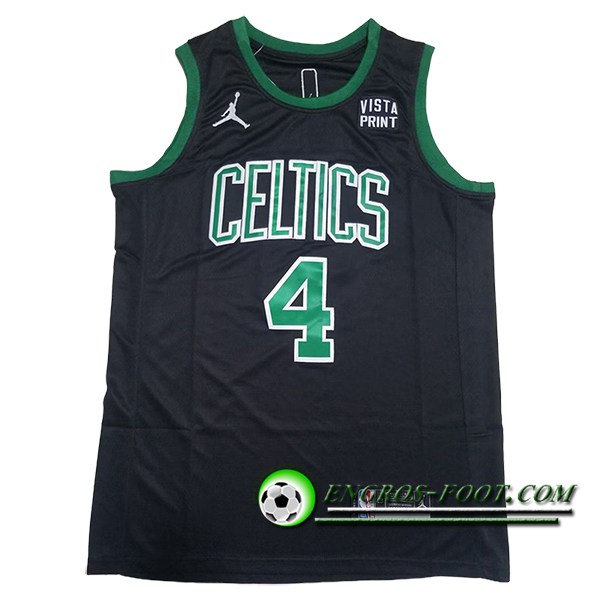 Maillot Boston Celtics (HOLIDAY #4) 2024/25 Noir/Vert -02