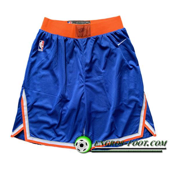 Shorts NBA New York Knicks 2024/25 Bleu/Orange -02