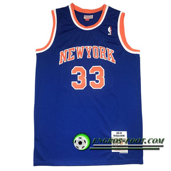 Maillot New York Knicks (EWING #33) 2024/25 Bleu/Orange