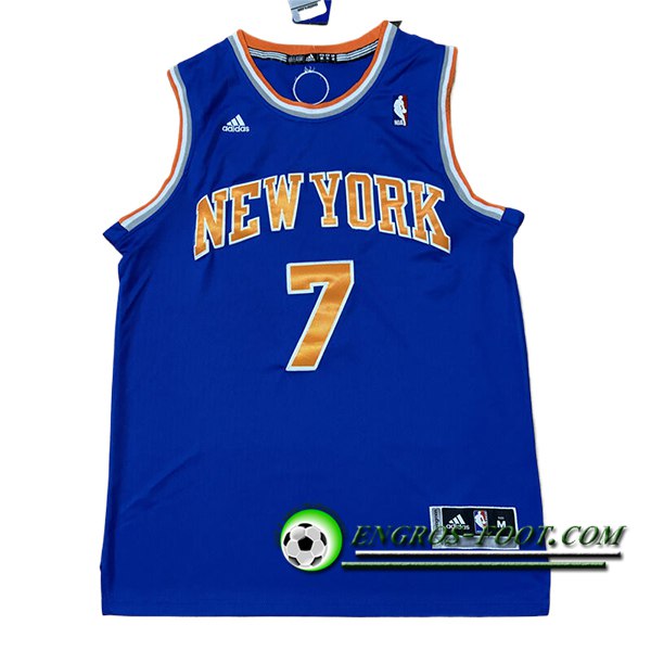 Maillot New York Knicks (ANTHONY #7) 2024/25 Bleu/Jaune