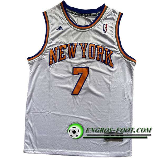 Maillot New York Knicks (ANTHONY #7) 2024/25 Blanc/Orange/Bleu