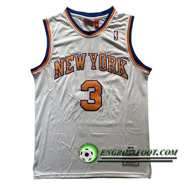 Maillot New York Knicks (STARKS #3) 2024/25 Blanc/Orange/Bleu