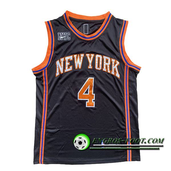 Maillot New York Knicks (ROSE #4) 2024/25 Noir/Orange/Bleu