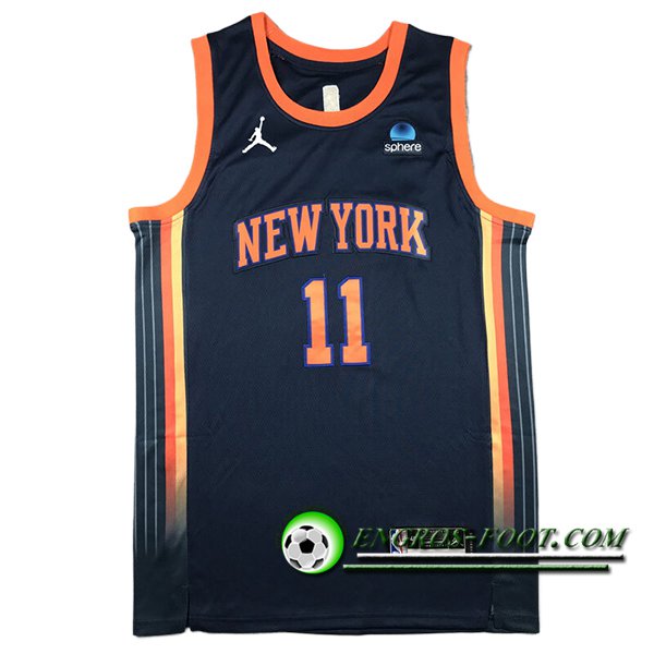 Maillot New York Knicks (BRUNSON #11) 2024/25 Noir/Orange -02