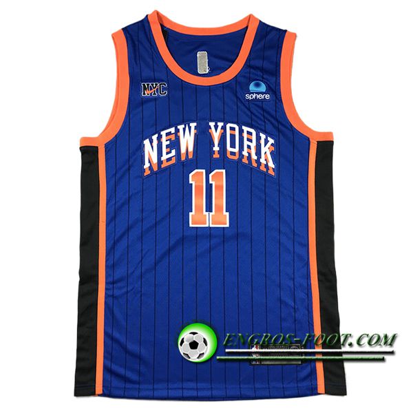 Maillot New York Knicks (BRUNSON #11) 2024/25 Bleu/Orange/Noir