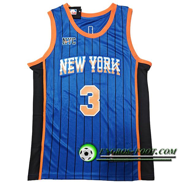 Maillot New York Knicks (HART #3) 2024/25 Bleu/Orange/Noir