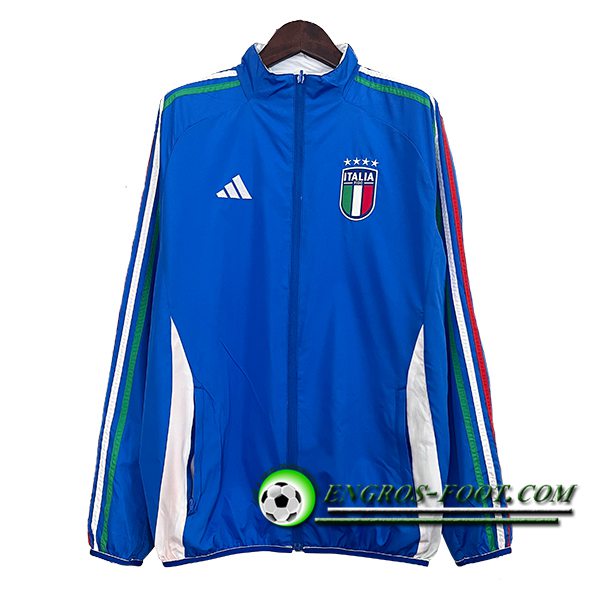 Coupe-Vent Italie Bleu/Blanc 2024/2025