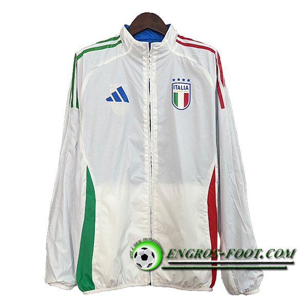 Coupe-Vent Italie Blanc/Vert/Rouge 2024/2025