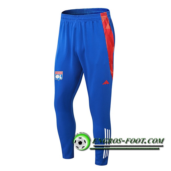 Pantalon Foot Lyon Bleu/Rouge 2024/2025