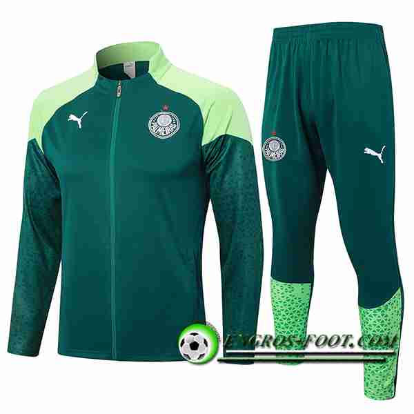 Ensemble Survetement de Foot Veste Foot Palmeiras Vert 2024/2025