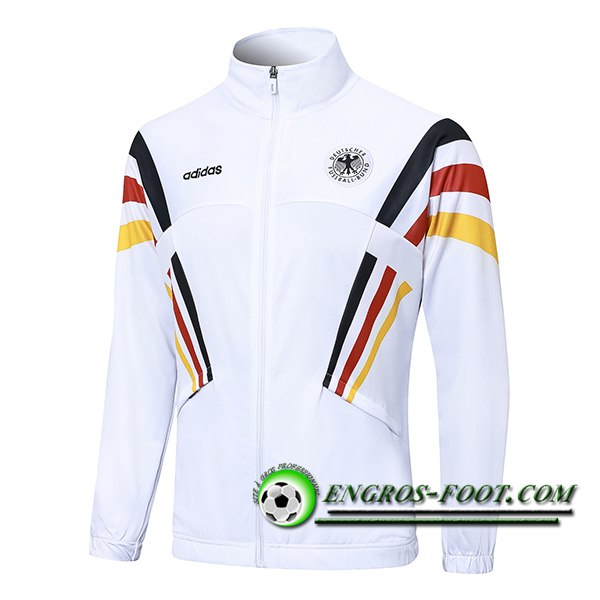 Veste Foot Allemagne Blanc 2024/2025