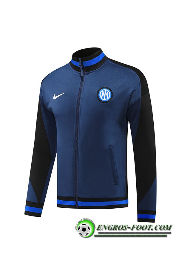 Veste Foot Inter Milan Bleu Marine 2024/2025