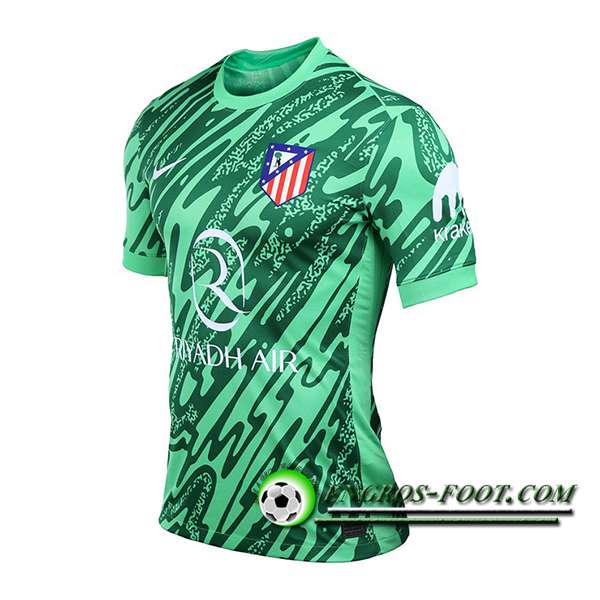 Maillot de Foot Atletico Madrid Gardien De But Vert 2024/2025