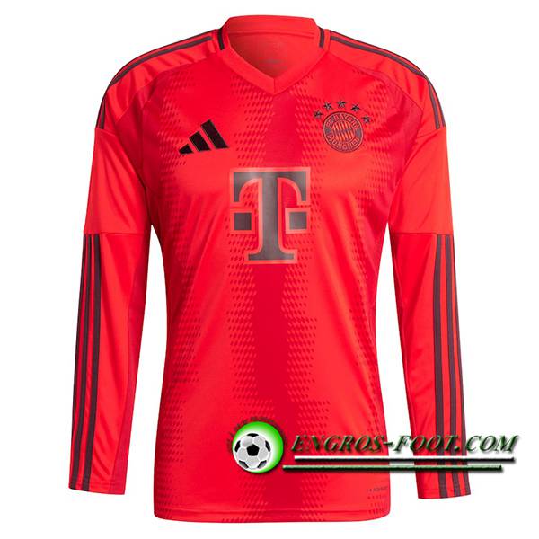 Nouveau Maillot de Foot Bayern Munich Domicile Manches Longues 2024/2025