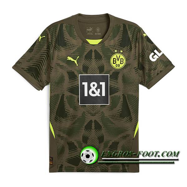 Maillot de Foot Dortmund Gardien De But Vert 2024/2025