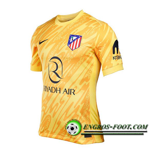 Maillot de Foot Atletico Madrid Gardien De But Jaune 2024/2025