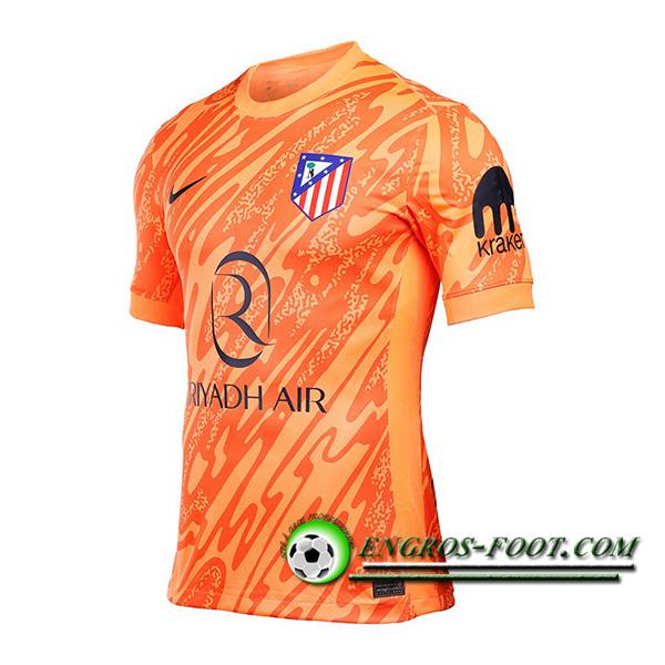 Maillot de Foot Atletico Madrid Gardien De But Orange 2024/2025