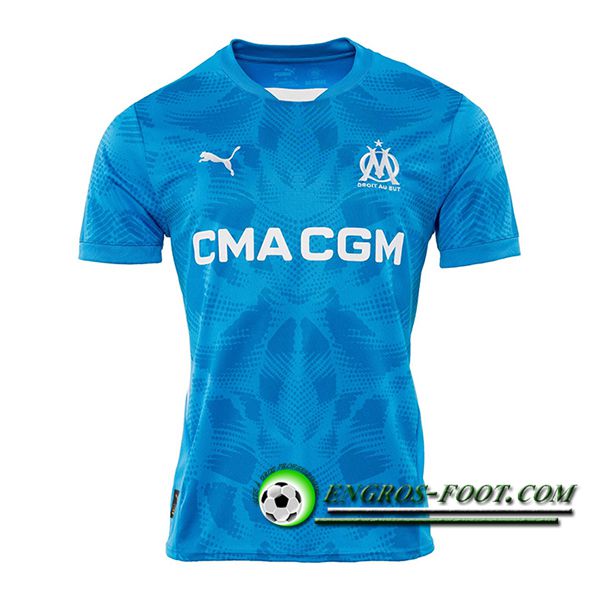 Maillot de Foot Marseille OM Gardien De But Bleu 2024/2025