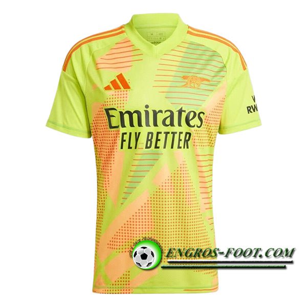 Maillot de Foot Arsenal Gardien De But Jaune 2024/2025