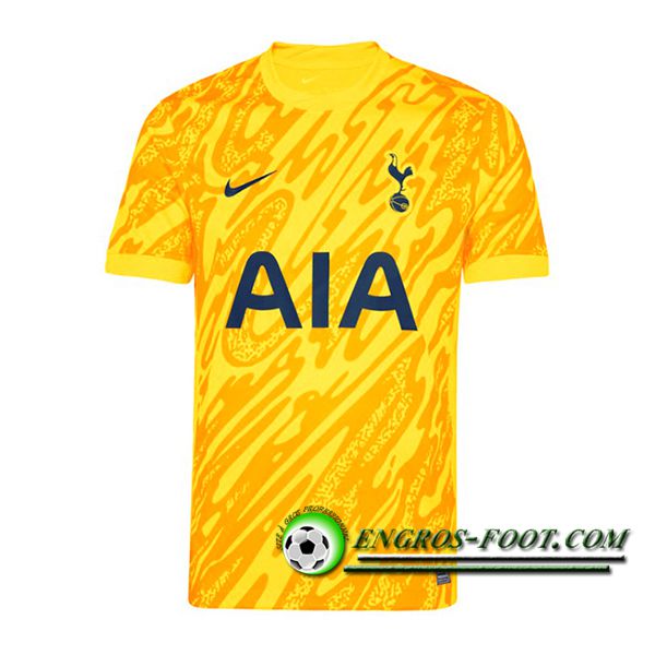 Maillot de Foot Tottenham Hotspurs Gardien De But Jaune 2024/2025