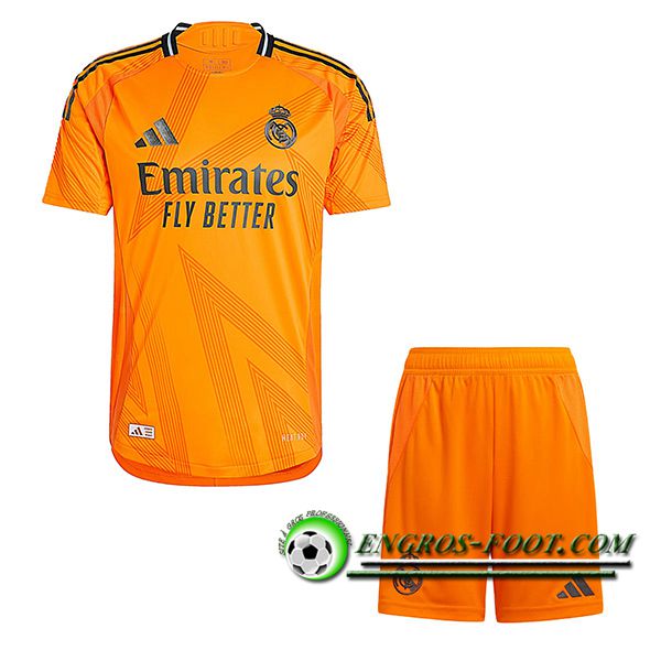 Nouveau Maillot de Foot Real Madrid Enfant Exterieur 2024/2025