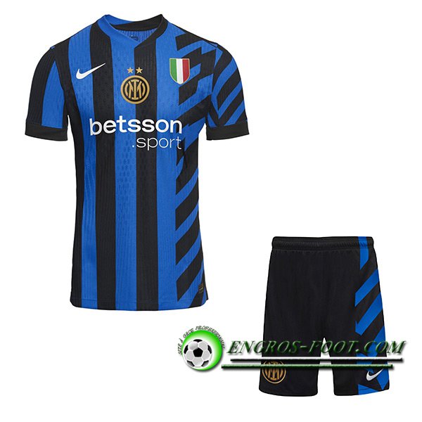 Nouveau Maillot de Foot Inter Milan Enfant Domicile 2024/2025