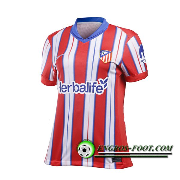 Maillot de Foot Atletico Madrid Femme Domicile 2024/2025