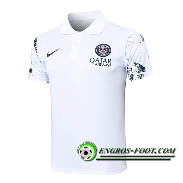 Polo Foot PSG Blanc 2024/2025