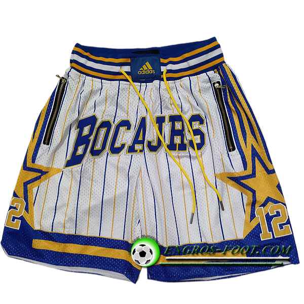 Shorts NBA Indiana Pacers 2024/25 Blanc/Bleu/Jaune