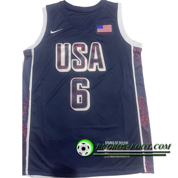 Maillot USA (JAMES #6) 2024/25 Bleu Foncé