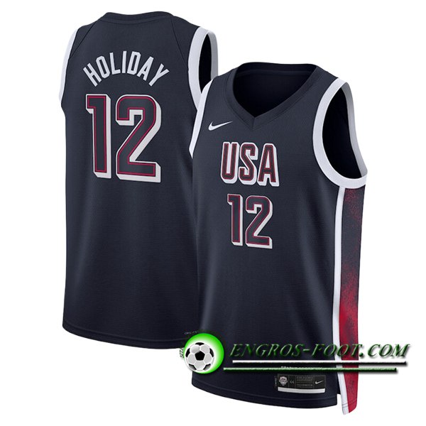 Maillot USA (HOLIDAY #12) 2024/25 Noir