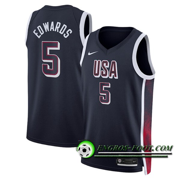 Maillot USA (EDWARDS #5) 2024/25 Noir