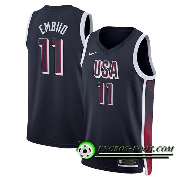 Maillot USA (EMBIID #11) 2024/25 Noir