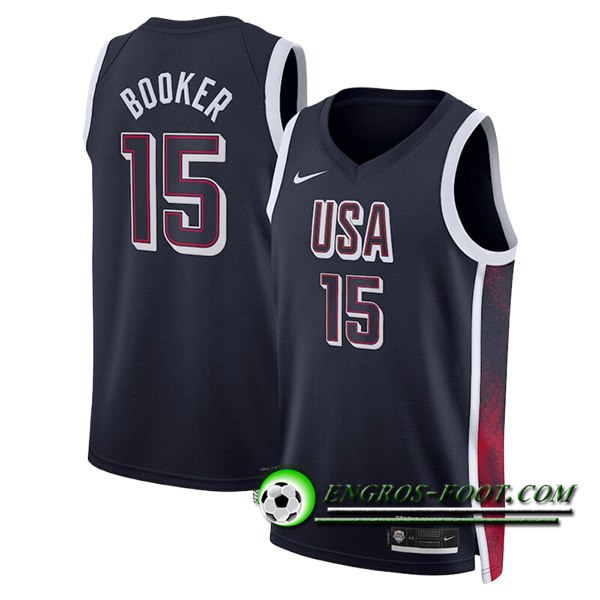 Maillot USA (BOOKER #15) 2024/25 Noir