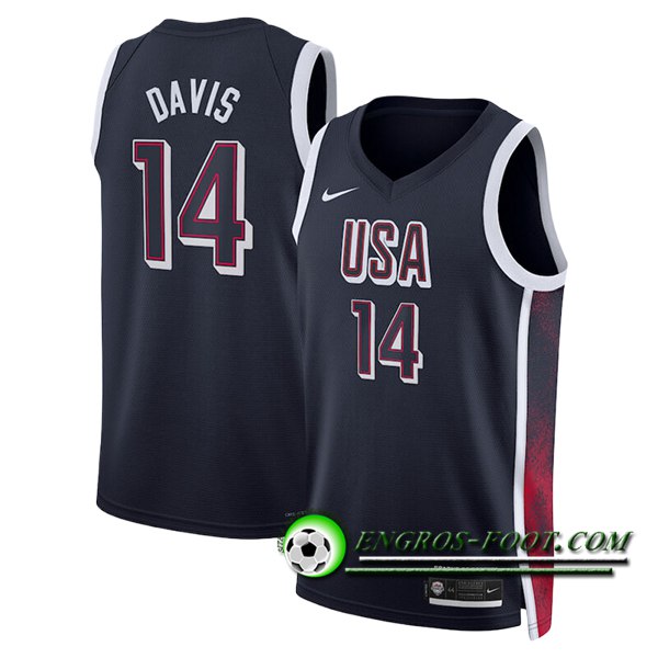 Maillot USA (DAVIS #14) 2024/25 Noir