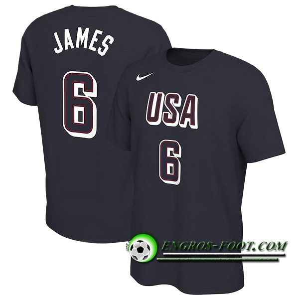 Maillot USA (JAMES #6) 2024/25 Noir -02